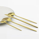 Axyaa Stainless Steel Travel Cutlery Set with Case - Knife Spoon Fork