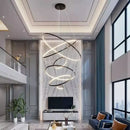 Axyaa Modern Living Room Chandeliers - LED Ceiling Lamp for Indoor Lighting