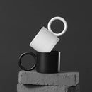 Axyaa Ink Splash Ceramic Mug 11oz - Black White Nordic Design