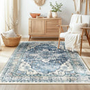 Axyaa Light Luxury Bohemian Area Rug for Living Room or Bedroom