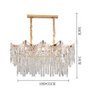Axyaa Modern Crystal Pendant Lamp for Living Room, Bedroom, and Dining Room