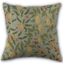 Axyaa Peach Leather Velvet Pillow Case Set - William Morris Design