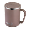 Axyaa 480ml Insulated Stainless Steel Coffee Mug with Lid & Handle