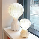 Silk Cocoon Style LED Table Lamp by Axyaa - Modern Designer Home Decor Lighting