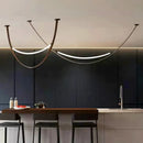 Axyaa Modern LED Chandelier Pendant Light Ceiling Lamp for Indoor Dining Room