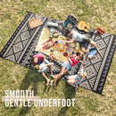 Axyaa Waterproof Outdoor Straw Rug | Machine Washable Patio Carpet