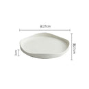 Axyaa Irregular Ceramic Dinner Plate Set