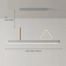 Axyaa Nordic Cream Eye Protection Pendant Light: Simple Modern LED Dining Room Fixture