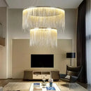 Axyaa Tassel Chain LED Chandelier for Modern Style Living Room & Bedroom