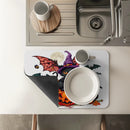Axyaa Halloween Pumpkin Kitchen Drying Mat