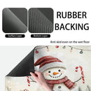 Axyaa Christmas Absorbent Draining Mat for Kitchen and Bathroom