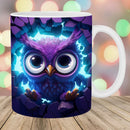Axyaa 3D Owl Mug 11oz | Cute Bird Lover Gift Cup | Creative Home Juice Coffee Mug