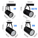 Axyaa RGB LED Track Lights with Remote Control, Colorful Ceiling Rail Lamp for KTV, Disco, Bedroom.