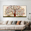 Axyaa Tree of Life Klimt Canvas Wall Art Print for Modern Scandinavian Decor
