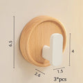 Axyaa HeMu Walnut Solid Wood Jacket Hook for Hotel Bathroom
