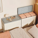 Axyaa Foldable Toy Storage Bin with Wheels - Large Capacity for Bedroom & Living Room