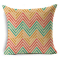 Axyaa Retro Geometry Linen Pillowcase - 45*45cm