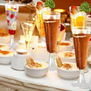 Axyaa Champagne Flutes: Disposable Clear Plastic Wine Glasses for Weddings & Parties