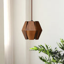 Axyaa Wooden Japanese Retro Hanging Lamp for Restaurant Bar Counter Bedroom