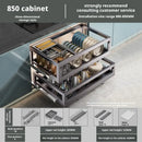 Axyaa Pull-out Seasoning Storage Rack Drawer for Kitchen Dishes and Bowls