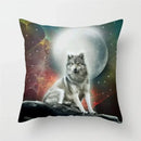 Axyaa Wildlife Wolf Decorative Pillow Sleeve for Home and Office Décor