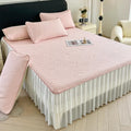 Axyaa Cartoon Jacquard Ice Doudou Soft Mat Three-piece Set