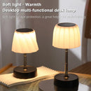 Axyaa Adjustable Height Rechargeable Table Lamp, Portable Wireless Touch Night Light.