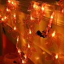 Axyaa Autumn Maple Leaf Pumpkin LED Fairy String Light