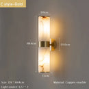 Axyaa Marble Wall Lamp Black Gold E27 Sconce for Living Room Bedroom Lighting