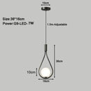 Axyaa Copper LED Pendant Chandelier with G9 Bulb - Bedroom Corridor Hanging Light Fixtures