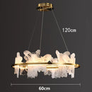 Axyaa Modern LED Chandeliers for Dining Room Indoor Pendant Lamp Lighting