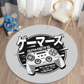 Axyaa Round Rugs Living Room Floor Mats Children's Carpet Bedroom Home Decor