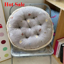 Axyaa Cartoon Round Milk Fleece Seat Cushion - Cute and Comfortable Office Chair Bay Window Futon