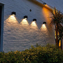 Axyaa Solar Garden Wall Light with Sunlight Sensor for Outdoor Decor