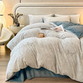 Axyaa Class A Milk Fleece 4-Piece Winter Bedding Set - Warm Quilt Cover