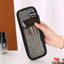 Axyaa Mesh Travel Makeup Bag Cosmetic Brush Organizer Kit Pouch Storage Accessories