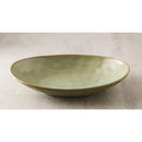 Axyaa Japanese Retro Ceramic Tableware Oval Bowl Salad Plate Set
