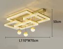 Axyaa Crystal Chandelier Stair Pendant Lamp Living Room Lighting