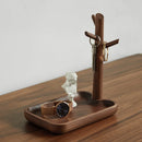 Axyaa Tree Key Storage Tray | Creative Desktop Key Hanger Display Shelf