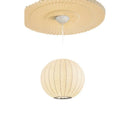 Axyaa Silk Fabric E27 LED Pendant Light Chandelier - Zen Nordic Vibe