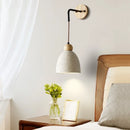 Axyaa Modern Cement LED Wall Lights with Pull Chain Switch