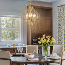 Axyaa Copper Pendant Lights Bedroom Dinning Room Chandelier Creative Home Decor Hanging Lamp