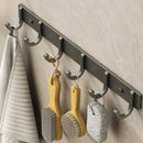 Axyaa Space Aluminum Kitchen Bathroom Hooks Storage Rack - Wall Hanging Household Accessories