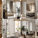 Axyaa 71"x30" Full Body Mirror with Stand for Bedroom and Living Room