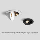 Axyaa LED Downlight: Dimmable COB Spotlight, 360° Adjustable, Home Decor Lighting
