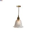 Axyaa Glass LED Pendant Light Kitchen Island Modern Minimalist Hanging Lamp