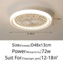 Axyaa Remote Control LED Ceiling Fan for Bedroom, Kitchen, Bathroom - Indoor Lighting Fixtures