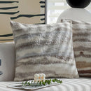 Axyaa Gradient Plush Fur Cushion Cover 45x45cm for Home Sofa D��cor
