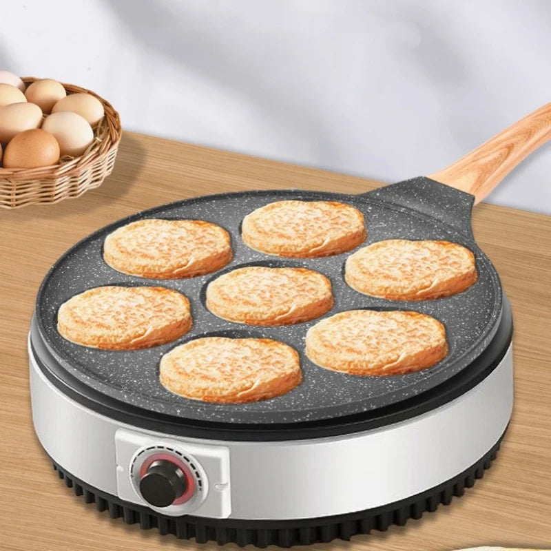 Axyaa Seven-hole Non-stick Animal Smiley Pancake Pan with Bakelite Handle