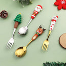 Axyaa Christmas Cutlery Set for Festive Dining